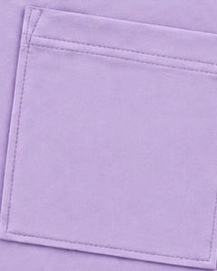 <b>Light</b> Purple Women V <b>Neck</b> T Shirt Contrast Piping Short Sleeve Pocket Tee Soft Breathable Casual Summer Top Comfortable Fit - Product Image 5