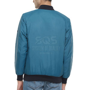 Chaqueta Clásica para Hombre, Estilo Bomber, Cierre Fácil con Cremallera, Material Suave, Atuendo Sencillo y Moderno para la Calle y Uso Diario - Product Image 4