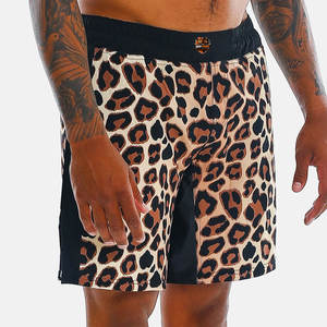 Pantalones Cortos de Lucha BRAVE BROWNS Premium para Hombre, Material de Poliéster/Algodón de Alta Calidad, Diseño Transpirable de Secado Rápido para MMA y Boxeo - Product Image 5