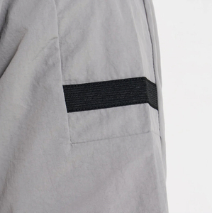 Ensemble coupe-vent décontracté pour homme à prix abordable, avec short et veste à capuche, couleur unie, séchage rapide, en nylon/polyester, idéal pour l'été - Product Image 5