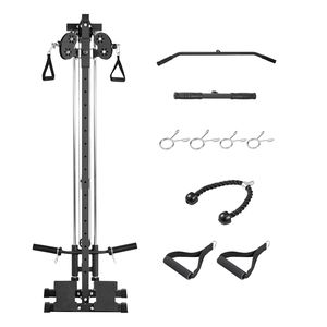 Macchina LAT Pull 3 in 1 con Cavo, per Palestra Domestica, 18 Livelli di Regolazione Altezza, Design a Parete, Attrezzatura Fitness Superiore - Product Image 1