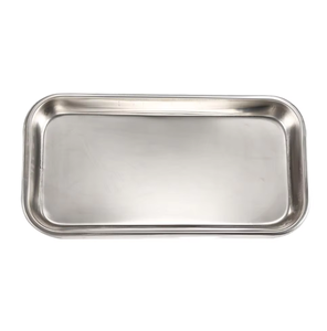 Bandeja Rectangular de Acero Inoxidable para Instrumentos Quirúrgicos, Manual, para Uso Médico - Product Image 3