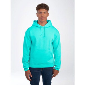 Sudadera con Capucha de Felpa Suave JERZEES NuBlend 996MR, Logotipo Personalizado, Proveedor Directo de Fábrica, Exportación, Color Azul California - Product Image 2