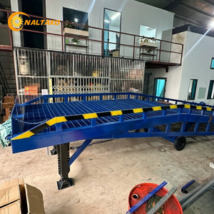 Naltako 15T Mobile Dock Ramp 16000mm Length 1900mm Height Adjustable Manual Hydraulic Yard Ramp for Large Logistics <b>Hub</b> - Product Image 2