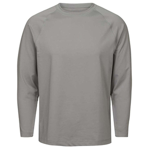 High Quality Full Sleeve Men's 100% Cotton Solid Black Casual T-<b>Shirt</b> Quick Dry Breathable Summer Fashion - Product Image 2