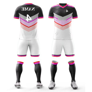 Tenues de football complètes de qualité supérieure pour adultes, respirantes, kits d'équipe, créez votre propre design, uniformes de football personnalisés OEM - Product Image 4