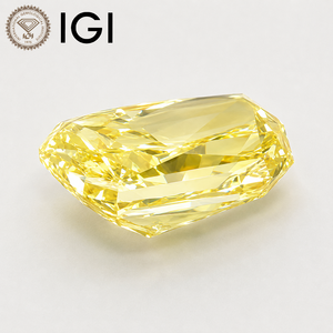 Diamante Amarillo Intenso de Corte Radiante, Corte Excelente, VS1, Cultivado en Laboratorio, Certificado por IGI, Piedra Suelta para Joyería - Product Image 2