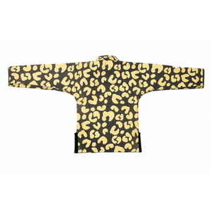 Ensemble Kimono BJJ Unisexe Adulte en Polyester/Coton Noir Imprimé Léopard Haute Qualité Coupe Personnalisée Vêtements d'Arts Martiaux BJJ Front - Product Image 4