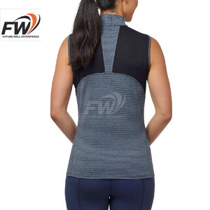 Camiseta de equitación, fabricante de ropa ecuestre, camiseta de polo de carreras, capa base ecuestre, tops con estampado por sublimación para mujer - Product Image 5