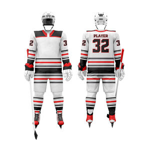 Nouvelle arrivée, uniforme de hockey sur glace professionnel, maillot d'équipe personnalisé imprimé par sublimation, ensemble de pantalon, respirant, séchage rapide, léger - Product Image 5