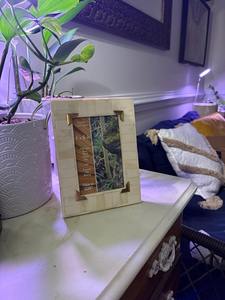 Marco de Fotos Rectangular con Incrustaciones de Hueso, Artículo de Regalo Artesanal Premium - Product Image 4