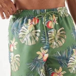 Shorts de Baño Estampados para Hombre, Secado Rápido, Cintura con Cordón Ajustable, Traje de Baño Ligero y Elegante para Verano - Product Image 3