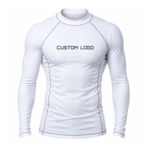 Camiseta de Surf Profesional 2026 de Secado Rápido, Antibacteriana, de Poliéster/Nailon, Manga Larga para Hombre, Rashguard para BJJ - Product Image 5