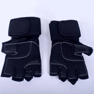 Custom Half-finger Gym Fitness Gloves <b>Foam</b> <b>Padding</b> Bodybuilding Training Palm Protection Cross-fit Weightlifting Unisex workout - Product Image 4