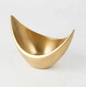 Hot Gold Plated Metal Round Designer Peacock <b>Bowls</b> Hot Design Cheap Tableware <b>Bowl</b> for Home Hotel and Restaurant Serving <b>Bowl</b> - Product Image 3