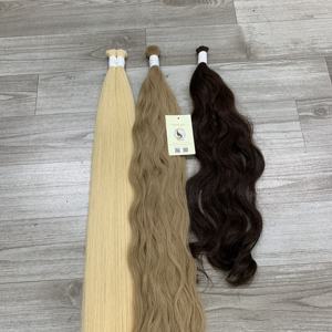 Extensiones de pelo liso natural con cutícula alineada vietnamita directo de fábrica al por mayor pelo blanqueado de grado Remy - Product Image 4