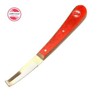 Hoof Knife Hoof Trimmer - Regular Edge Stainless Steel with Wood Handle Health Care Farriers <b>Tools</b> Animal & Veterinary - Product Image 3