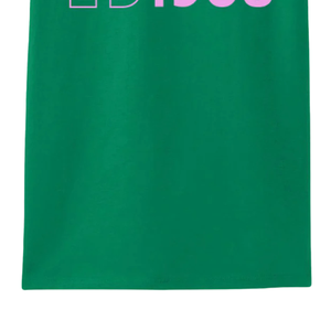 T-shirt vert pour femme, en coton, à manches courtes, col rond, avec motif graphique, décontracté, doux et confortable, 1908 - Product Image 3