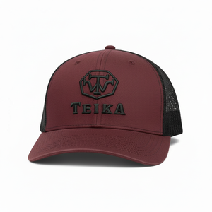 Gorra de Béisbol Personalizada 2026 con Logotipo Bordado en 3D, Naranja y Negra, de Malla, Estilo Trucker, Ajustable, Fabricante OEM - Product Image 1