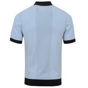 Polo homme personnalisé avec logo, 100% coton, bicolore, séchage rapide, pour le golf - Product Image 2