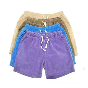 กางเกงขาสั้นผ้าฝ้ายพิมพ์ลายเปลวไฟแบบกำหนดเอง เนื้อผ้าฝ้ายฟลีซ น้ำหนักเบา สำหรับฤดูร้อน กางเกงขาสั้นเบอร์มิวดาผ้าฝ้ายสำหรับผู้ชาย - Product Image 4