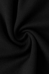 Top corto de punto de manga corta con cuello cuadrado para mujer, blusa informal de color liso, ajuste elástico, para todas las estaciones - Product Image 3
