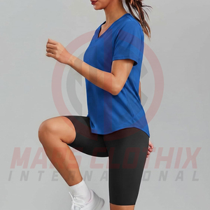 Wholesale Running Fitness T <b>Shirts</b> for Women High Quality Women Active Gym Wear Ladies Gym t <b>Shirt</b> In Cheap Price - Product Image 4