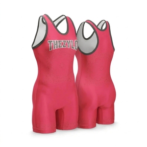 Custom Women's Wrestling Singlets | Sublimation Printed <b>Compression</b> One-Piece Wrestling Uniform | OEM ODM Manufacturer - Product Image 3