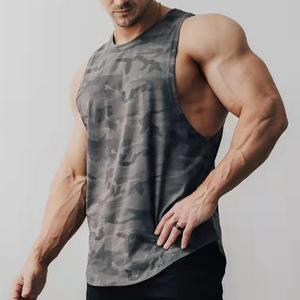 2026 New Design Men's <b>Plus</b> <b>Size</b> Breathable Tank <b>Tops</b> Quick Dry Sleeveless Sport <b>Top</b> with Round Neck for Bodybuilding Loose Fit - Product Image 3