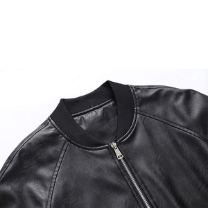 Blouson de moto élégant pour homme en cuir véritable, manches longues, écologique, design avant-gardiste, haute qualité, style très populaire, nouveauté - Product Image 4