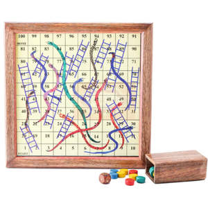 Jeu de société Ludo en bois de qualité supérieure pour adultes et enfants, jeu de table carré classique pour la famille, jeu de voyage portable, jouet éducatif - Product Image 3