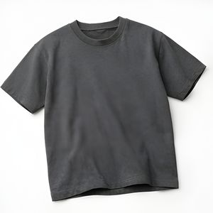 T-shirt Oversize Premium Streetwear en Molleton Bouclette 240 GSM Délavé Effet Vieilli, Coton Lourd Vintage, Personnalisable avec Logo, Haute Qualité - Product Image 5