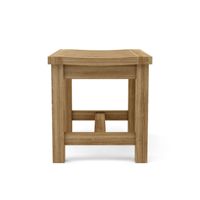 Madison Rückenfreie Gartenbank Holz Zeitgenössische Outdoor-Möbel 2-Sitzer