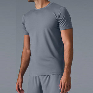 Breathable Half Sleeves Men's T-shirts 100% Organic Cotton T-Shirt <b>For</b> Men High Quality Wholesale Plain T Shirts OEM Service - Product Image 1