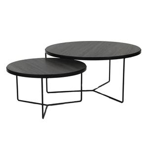 Fresh Trending Elegant Golden Round Metal Accent Coffee <b>Table</b> <b>Space</b>-<b>Saving</b> Decorative <b>Table</b> for Living Room - Product Image 5