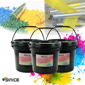 SINICE UV Screen <b>Ink</b> for plastic PP/PE/PVC/PET/ABS/ glass - YMCK ISO9001/REACH Certified - Product Image 1