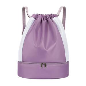 Multipurpose Drawstring Gym <b>Backpack</b> with Independent Shoe Compartment Waterproof Sport Bag for Swimming Travel bag <b>student</b> bag - Product Image 2