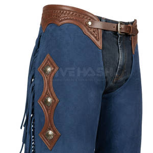 Pantalones de montar de cuero de gamuza con asiento cómodo para largas sesiones de equitación al aire libre - Product Image 5