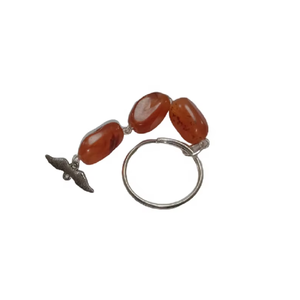 Porte-clés en cristal de haute qualité, cube en cornaline rouge, porte-clés en pierre naturelle, cadeaux pour femmes, vente en gros - Product Image 5