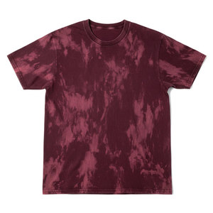 Premium Quality Men Acid Wash T-Shirt 100% Cotton <b>Knitted</b> Solid Casual Fashion Wear - Product Image 1