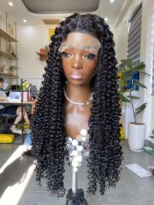 Vietnam Remy Extensions de Cheveux Humains Texture Ondulée Vague Profonde et Vague d'Eau Trame Vietnamienne Brute Tissage Trame Unique - Product Image 6