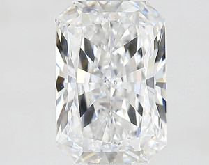 Diamante Cultivado en Laboratorio con Corte Radiante, Color E, Claridad VVS2, Certificado IGI, Piedra Suelta para Joyería - Product Image 1