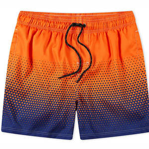 Shorts pour hommes en polyester et coton, légers, respirants, écologiques, tricotés, taille mi-haute, taille élastique, imprimés - Product Image 5