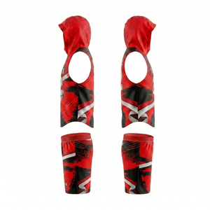 Ensemble d'uniformes de football 7v7 personnalisés, légers, haute élasticité, respirants, manches courtes, maillot et short 7 sur 7 - Product Image 4