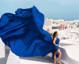 Vestido Maxi de Satén de Lujo con Cuello en V y Encaje para Mujer, Color Caramelo, para Sesión de Fotos en la Playa, Fiesta Nocturna y Boda - Product Image 3