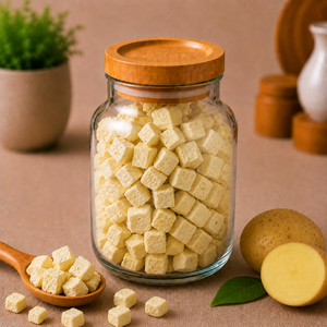 Best Quality Premium Freeze-<b>Dried</b> Potato Cubes 100% Real <b>Vegetable</b> Snack Healthy Ready-to-Eat Crispy Bulk Pack - Product Image 2