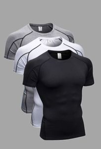 <b>Men</b> <b>Compression</b> T <b>Shirt</b> Quick Dry Breathable Short Sleeve Rash Guard Tee Slim Fit Sports Training Top - Product Image 3