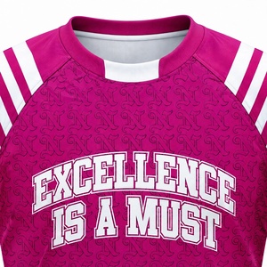 Maillot de rugby personnalisé magenta : l'excellence est un must. Maillot de rugby sublimé pour homme, séchage rapide, respirant, pour l'entraînement sportif en équipe. - Product Image 4