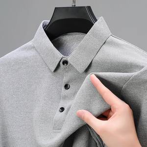 Camisa Polo de Moda para Hombre, Color Sólido, Manga Corta, Verano, Transpirable, Cómoda, Mezcla de Algodón, Informal, de Negocios, de Alta Calidad - Product Image 1