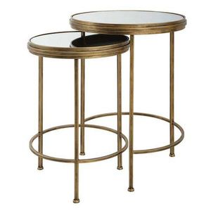 Stylish Metal <b>Nesting</b> Table Set With Minimalist Design For Luxury Villa And Hotel Room Decoration - Product Image 6